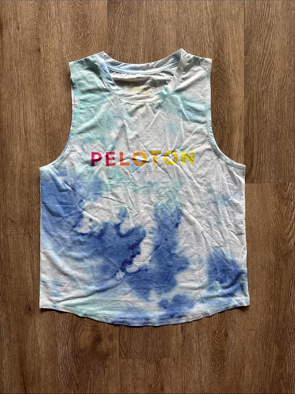 Spiritual Gangster X Peloton Tank Top‎ Tye Dye Medium Athletic